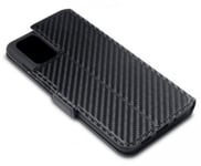 Plånboksfodral Samsung Galaxy S20 PLUS Svart karbonmönstrad