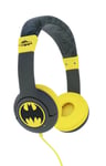 OTL Technologies DC Comics Bat signal Écouteurs Avec fil Arceau Musique Noir, Jaune - Neuf