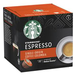Starbucks Café Espresso Colombia Dolce Gusto - Boîte de 12 capsules
