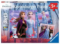 Ravensburger - Puzzle Enfant - 3 Puzzles 49 pièces - Le voyage commence - Disney La Reine des Neiges 2 - Fille ou garçon dès 5 ans - Puzzle de qualité supérieure fabriqué en Europe - 05011