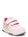 Tensaur Hook And Loop Shoes Sport Sneakers Low-top Sneakers Pink Adidas Sportswear