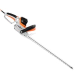 Vonhaus 710W Rotating Handle Electric Hedge Trimmer / Cutter With 61Cm/24” Blade, Blade Safety Cover & Long 10M Power Cord
