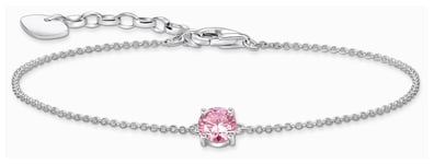 Thomas Sabo A2156-051-9-L19V Pink Zirconia Solitaire Jewellery