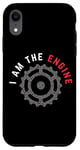 Coque pour iPhone XR Grunge Vélo de montagne I Am The Engine pour VTT Trail Riding