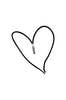 Venture Home Poster Heart Svart 21
