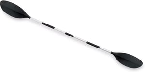 Intex 218cm Kayak Paddle oar, Ribbed spoon-shaped Blade aluminum shaft
