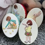 Belle & Boo Påskäggsburkar (plåt) - -10,5 cm (4 olika motiv att välja bland): och kycklingarna