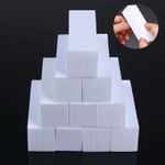 Perfekta Naglar: 10-Pack Block Nagelfilar för Form & Förlängning Vit