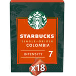Café Capsules Compatibles Nespresso Colombia Starbucks - La Boite De 18 Capsules