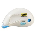 Uhu Roller correcteur compact rapide UHU - propre et précis, blanc, 10m x 5mm Réécriture immédiate