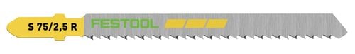 Festool Sticksågsblad S 75/2,5 RWood Fine Cut 5-pack