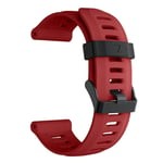 Garmin Fenix 5X / Fenix 3 silikon klockarmband - Röd