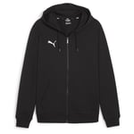 PUMA Hettegenser Teamgoal Casuals Full Zip - Sort/hvit Hettegensere unisex