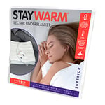 STAYWARM® Double Size Superior Electric Underblanket - F903 - White