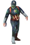 Official Marvel Captain America Zombie Costume, Size Teen/Young Adult 702866