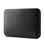 TORRO Genuine Leather Tablet Sleeve Compatible with iPad Air 5th/4th Gen, iPad Pro 11 and iPad 9 [Felt Lined] [Slim Profile] (Black)