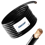 Câble de batterie 3 m noir H07V-K 16 mm² - Câble de batterie - 99,9% cuivre OFC - 3 m (3 m) 16 mm2