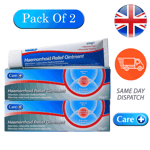 Haemorrhoid Pain Relief Ointment Care Rapid External Anal Treatment Cream 25g x2