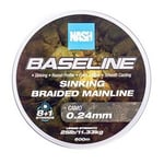 Nash Baseline Sinking 600 M Flätad Lina  0.200 mm