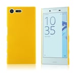 Sund Sony Xperia X Compact Gummi Plastskal - Gul Gul