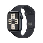 Apple Watch SE GPS 44mm Midnight Aluminium Case - Midnight Sport Band - S/M