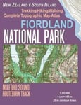 Fiordland National Park Trekking/Hiking/Walking Complete Topographic Map Atlas Milford Sound Routeburn Track New Zealand South Island 1