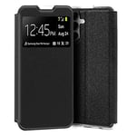 Coque Cool Flip Cover pour Samsung A145 Galaxy A14/A14 5G Lisse Noir