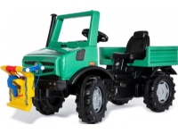 Rolly Toys Truck Pedal Bil Unimog Mercedes-Benz vinsj