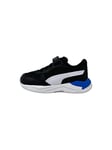 PUMA Unisex Baby X-RAY Speed LITE AC INF Sneaker, Black White-Rickie Orange Team Royal, 4 UK Child