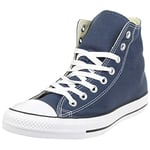 Converse Unisex-Adult Chuck Taylor All Star Hi-Top Trainers, Navy/White- 9 UK