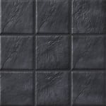 Flis Suomi Svart 10X10Cm 0.87²M/Pk