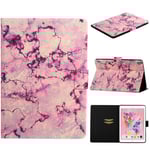 iPad 10.2 (2021/2020/2019) Fodral -  Lila marmor