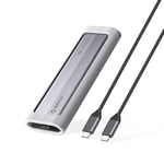 Orico M.2 NVME/NGFF USB-C 10Gb/s Diskenhet - Grå