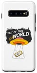 Galaxy S10+ Cute Graphic For UFO Day Out Of This Fake World Social Media Case