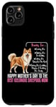 Coque pour iPhone 11 Pro Max Happy Mother's Day To The Best Islandic Sheepdog Mom