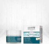 Lavera Basis Sensitiv Anti-Aging Night Cream Q10 - with Organic Jojoba-Oil & She