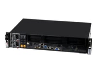 Supermicro Iot Superserver 211E-Frn2t - Server - Kan Monteras I Rack 2U - 1-Vägs - Ingen Cpu Upp Till - Ram 0 Gb - Nvme - Hot-Swap 2.5" Vik/Vikar - Ingen Hdd - Gigabit Ethernet, 10 Gigabit Ethernet - Inget Os - Skärm: Ingen - Svart