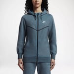 Women's Nike NikeLab Tech Fleece X Kim Jones Hoodie Blue Size Medium 847087-407