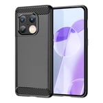 OnePlus 10 Pro - Flexibel Carbon Mjuk TPU Skal - Svart Svart