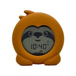 TensCare Sloth Clock Réveil pour enfants avec technologie Sleep Trainer, mode réveil, lumière du jour et de nuit Marron, taille unique.