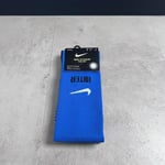 Nike Inter Milan Knee High Football Training Socks Blue UK Size 2-5 New! 