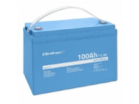 Qoltec LiFePO4 litiumjärnfosfatbatteri | 12,8V | 100Ah | 1280Wh | BMS