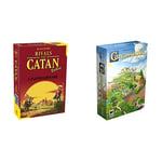 CATAN | Rivals for Catan Deluxe | Board Game | Ages 10+ | 2 Players | 45-120 Minutes Playing Time & Z-Man Games | Carcassonne | Board Game | Ages 7+ | 2-5 Players | 45 Minutes Playing Time