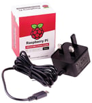 Official Raspberry Pi 4 USB-C PSU, UK Black - RASPBERRY-PI