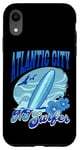 iPhone XR New Jersey Surfer Atlantic City NJ Surfing Beach Boardwalk Case