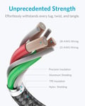 Anker USB-A to Lightning Cable MFi Certified 6ft Durable for iPhone XR/X/8 Plus