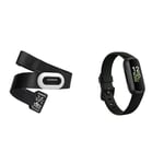 Garmin HRM-Pro Plus - Premium Chest Strap for Recording Heart Rate and Running Efficiency Values & Fitbit Inspire 3 Activity Tracker with 6-months Premium Membership Included