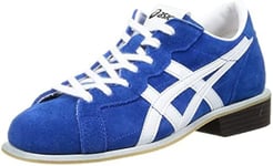 ASICS Weight Lifting Shoes Leather 1163A006 Blue White US7.5(25.5cm) F/S wTrack#