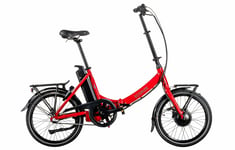 Ecoride Flexer AXS FOLD H-3 20 M/L Röd Elcykel - Hopfällbar Elcykel