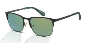 Superdry SDS-5019 Men's Sunglasses 005 Black-Green/Green-Gold Mirror
